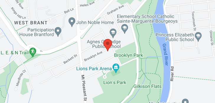 map of 40 Brooklyn AVE